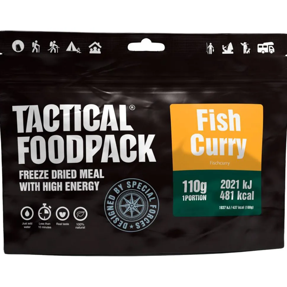 Repas Lyophilisé Tactical Foodpack Curry de Poisson 110g