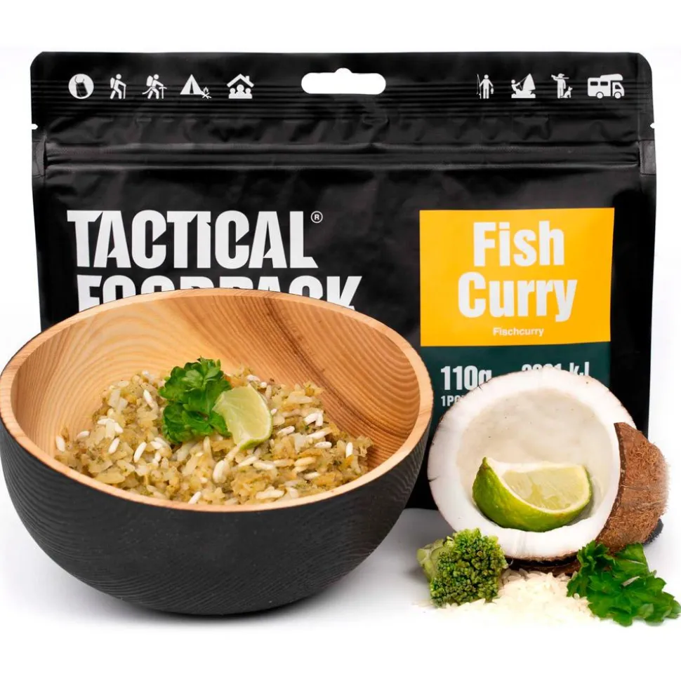 Repas Lyophilisé Tactical Foodpack Curry de Poisson 110g