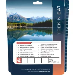 Repas Lyophilisé Trek'n Eat Bœuf Chasseur Aux Pâtes 160 g.