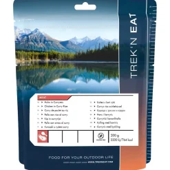 Repas Lyophilisé  Trek'n Eat Curry De Poulet Au Riz 200 g.