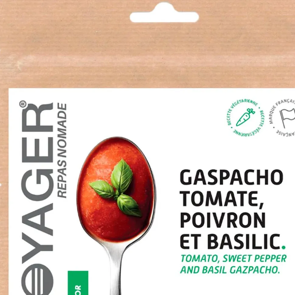 Repas Lyophilisé Voyager Gaspacho Tomate, Poivron Et Basilic 50 g.