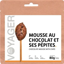 Repas Lyophilisé  Voyager Mousse Au Chocolat Et Ses Pépites 80 g.
