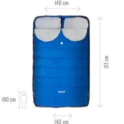 Sac de couchage Lafuma Nunavüt Double Azur Blue