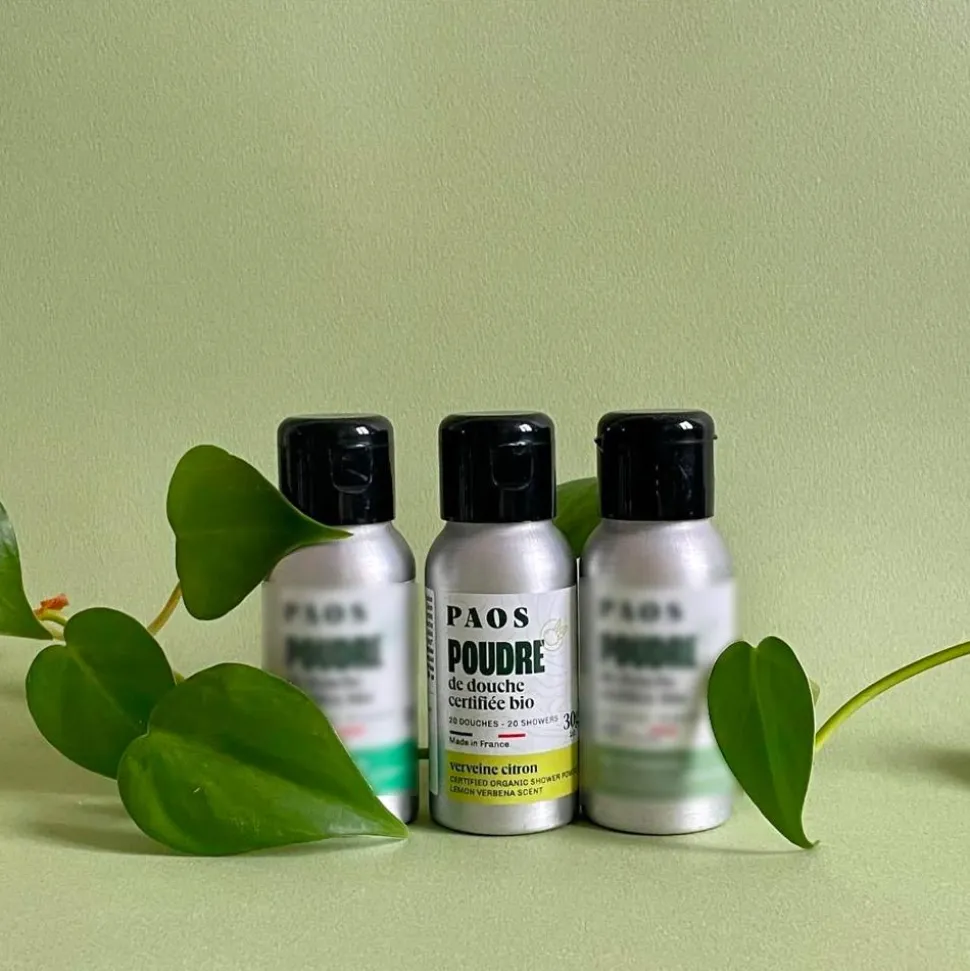 Savon Paos Poudre De Douche Bio 30 g Verveine Citron
