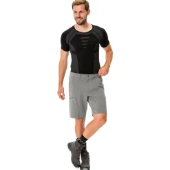 Short de rando Vaude Men's Farley Stretch Bermuda Stone Grey