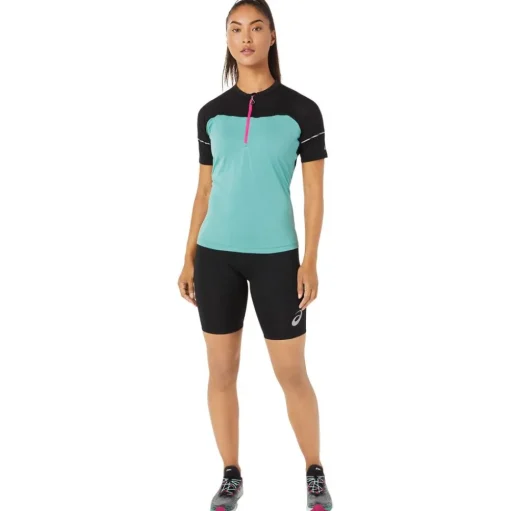 Short de trail Asics W Fujitrail Sprinter Performance Black