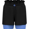 Short de trail Odlo 2 In 1 Short Essential Black Persian Jewel