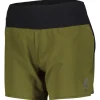 Short de trail Scott Endurance Tech Hybrid Short W Fir Green Black