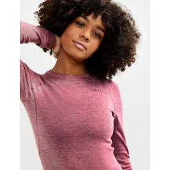 Sous-vêtement technique Craft Core Wool Merino Ls Tee W Rose Melange