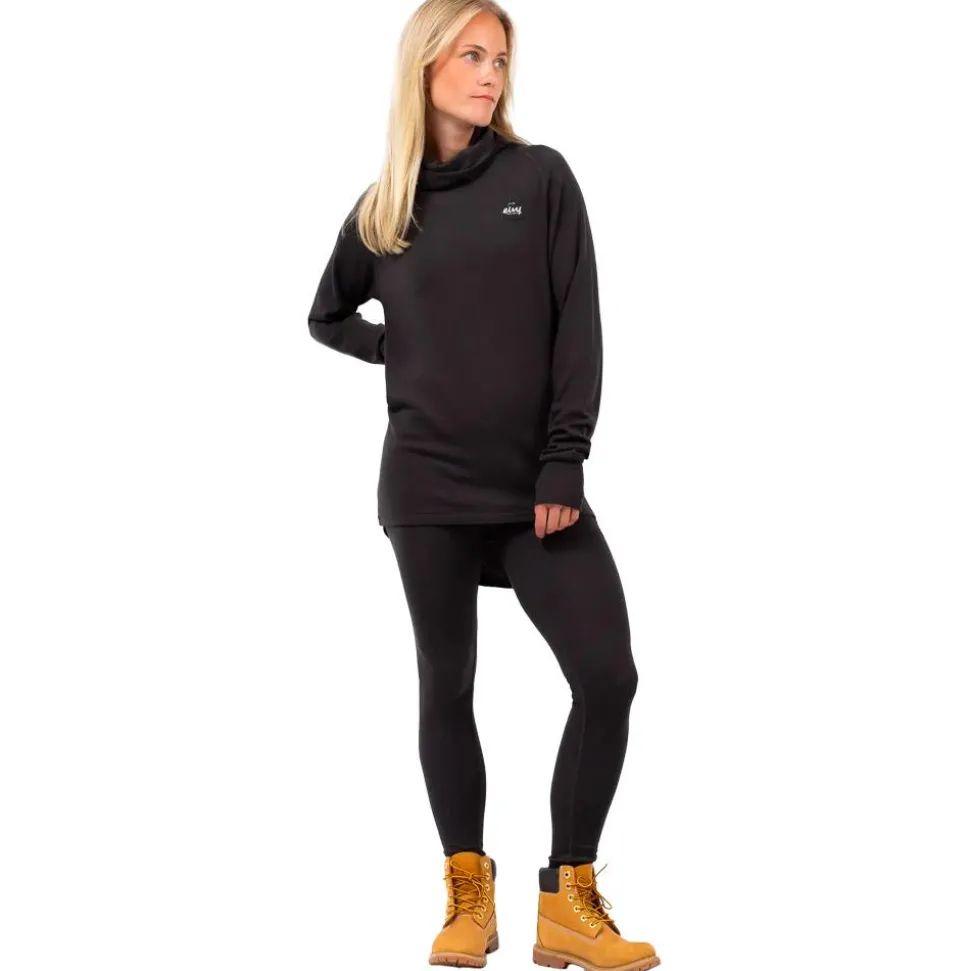 Sous-vêtement technique Eivy Icecold Merino Wool Gaiter Rib Top Black