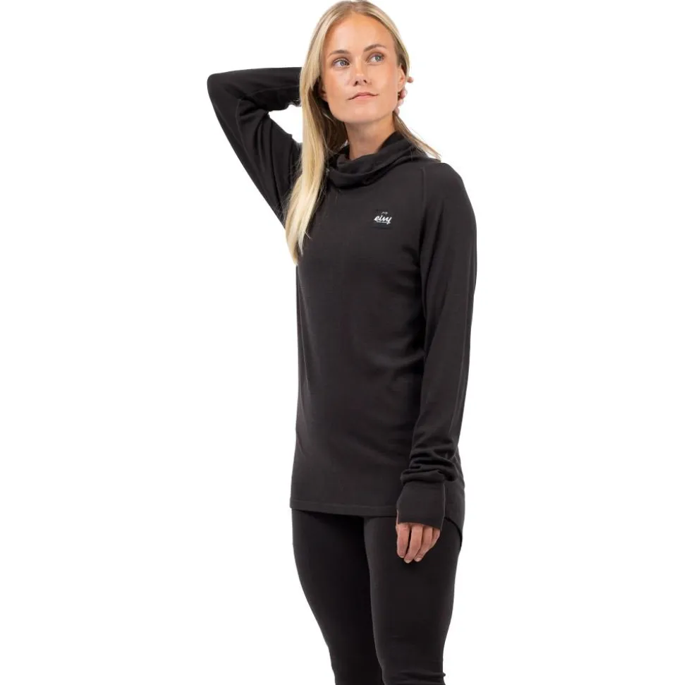 Sous-vêtement technique Eivy Icecold Merino Wool Gaiter Rib Top Black