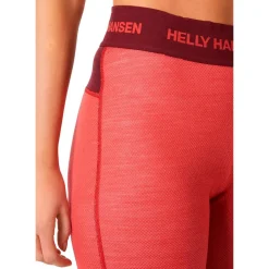 Sous-vêtement technique Helly Hansen W Lifa Merino Midweight Pant Poppy Red