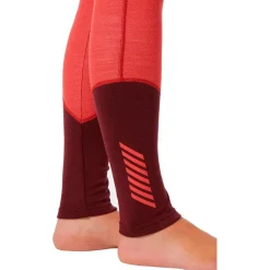 Sous-vêtement technique Helly Hansen W Lifa Merino Midweight Pant Poppy Red