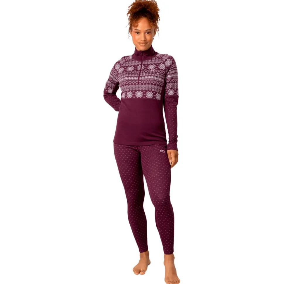 Sous-vêtement technique Kari Traa Vilma Hz Wine