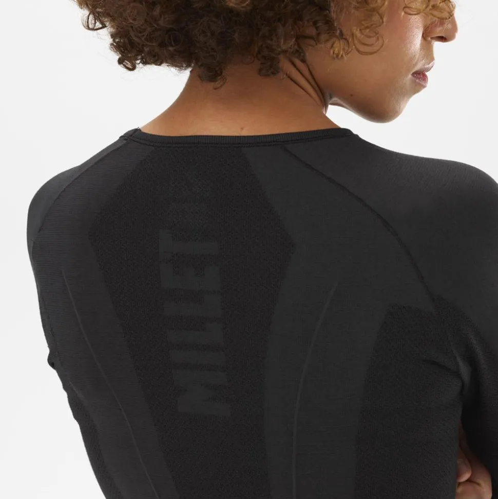 Sous-vêtement technique Millet Drynamic Ls Tee W Black