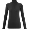 Sous-vêtement technique Millet Drynamic Soft Ls 1/2 Zip W Black