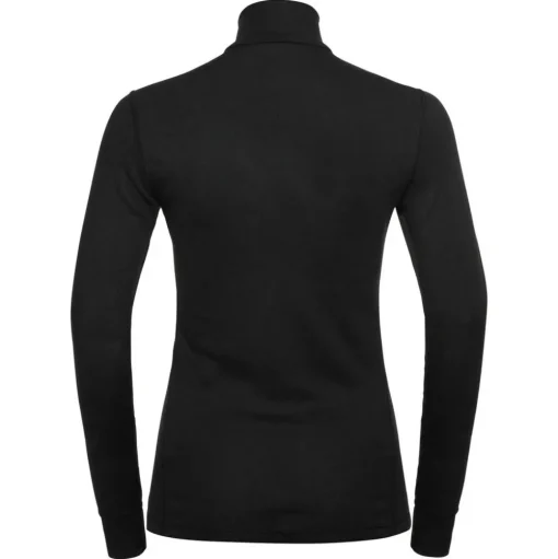 Sous-vêtement technique Odlo Active Warm Eco Top Ls Halfzip Wmn Black Black