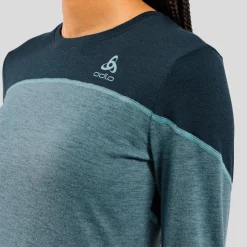 Sous-vêtement technique Odlo Revelstoke Pw 150 Top W Provincial Blue Dark Sapphir