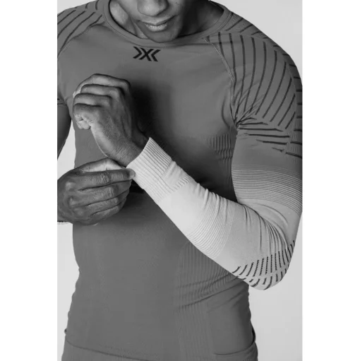 Sous-vêtement technique X Bionic Code Invent Fx Shirt Ls Men Black Grey Light Grey