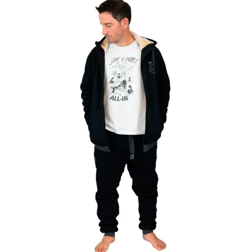 Sweat All-In Hoodie Plush Black