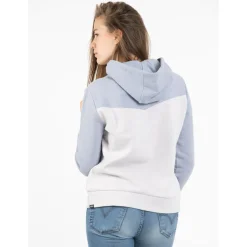 Sweat Animoz Dizi Creme Blanc Bleu