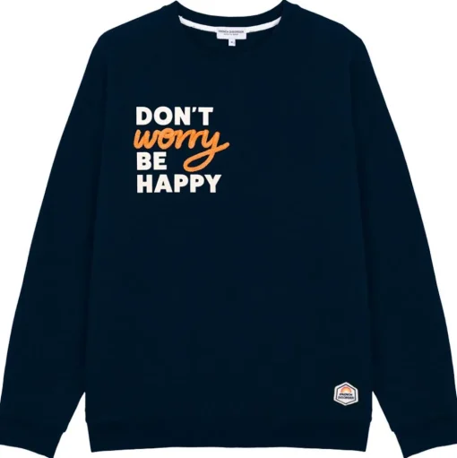 Sweat French Disorder Clyde Don't Worry (Tricotin) Navy
