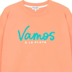 Sweat French Disorder Rosie Vamos A La Playa Tricotin Papaye