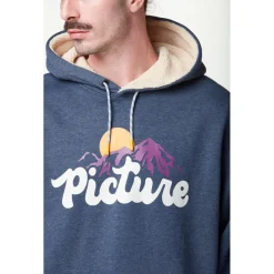 Sweat Picture Julka Plush Dark Blue Melange