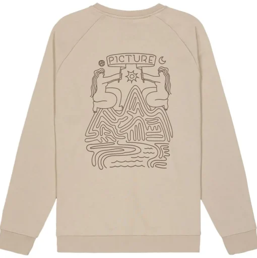 Sweat Picture Terra Crew Plaza Taupe