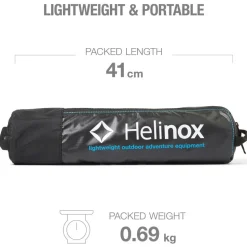 Table Helinox Table One Black Cyan Blue