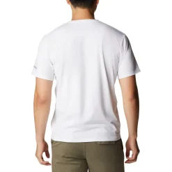 Tee-shirt de rando Columbia M's Sun Trek SS Graphic Tee White / Multi C Graphic