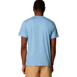 Tee-shirt de rando Columbia Path Lake Graphic Tee II Ripple Blue Peaceful Perspective