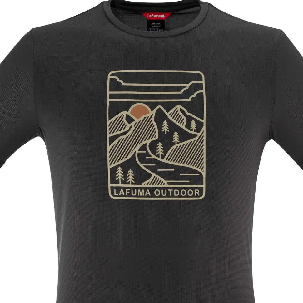 Tee-shirt de rando Lafuma Corporate Tee Shirt M Asphalte