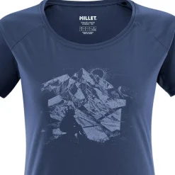 Tee-shirt de rando Millet Tana Ts Ss W Saphir