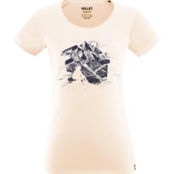 Tee-shirt de rando Millet Tana Ts Ss W Vanilla Cream