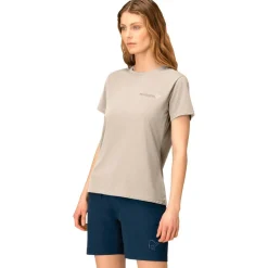 Tee-shirt de rando Norrona Femund Tech T Shirt W Oatmeal