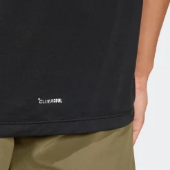 Tee-shirt de trail adidas Mt Logo Tech Tee Shirt Short Sleeve Black