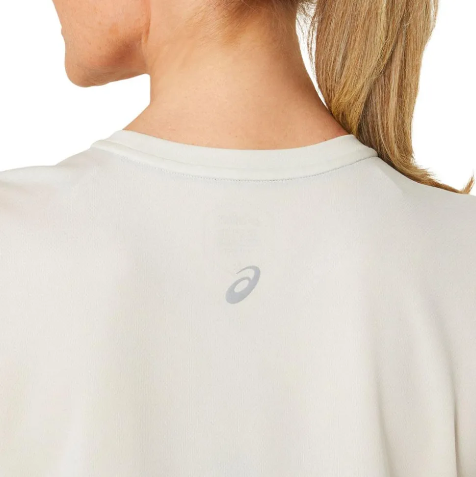 Tee-shirt de trail Asics W Fujitrail Logo Ss Top Birch