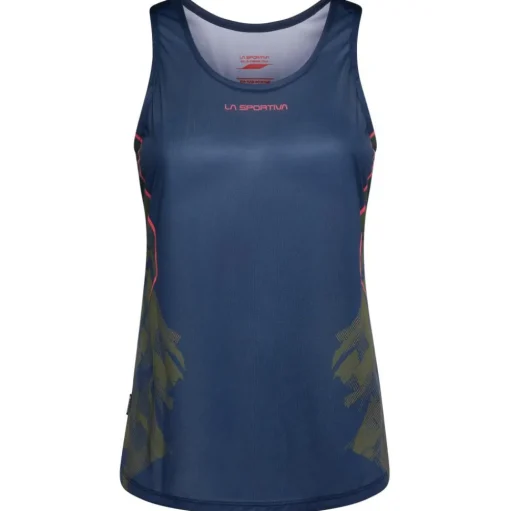 Tee-shirt de trail La Sportiva Pacer Tank W Night Sky Rosebay