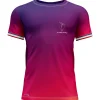Tee-shirt de trail Le Colibri Frenchy Le Frog Violet