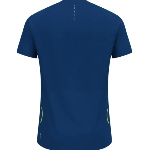 Tee-shirt de trail Odlo Axalp Trail T'Shirt S/S 1/2 Zip Limoges