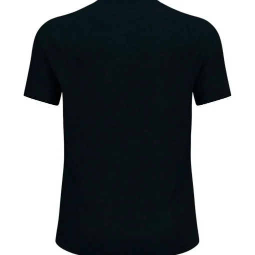 Tee-shirt de trail Odlo Essential 365 Tee Shirt Crew Neck Short Sleeve Black Melange