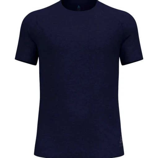 Tee-shirt de trail Odlo Essential 365 Tee Shirt Crew Neck Short Sleeve Eclipse Melange