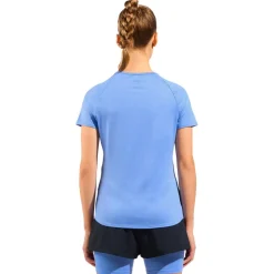 Tee-shirt de trail Odlo Tee Shirt Crew Neck Essential Short Sleeve Persian Jewel Melange