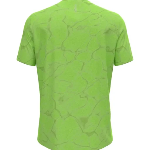Tee-shirt de trail Odlo Zeroweight Engineered Chill Tec Sharp Green Melange
