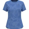 Tee-shirt de trail Odlo Zeroweight Engineered Chill-Tec W Persian Jewel Melange