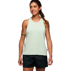 Tee-shirt d’escalade Black Diamond W Project Muscle Tank Foam Green