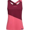 Tee-shirt d’escalade La Sportiva Twist Tank W Rosebay Redwood