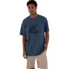 Tee-shirt Hurley M Sider FP Short Sleeve Tee Shirt Reversible Submarine
