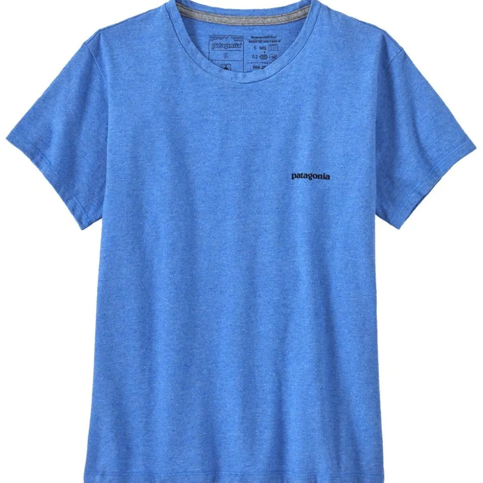 Tee-shirt Patagonia  P-6 Logo Responsibili-Tee Abundant Blue
